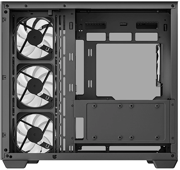 Корпус Deepcool CG530 4F черный без БП ATX 6x120mm 4x140mm 1xUSB3.0 audio bott PSU — миниатюра 7