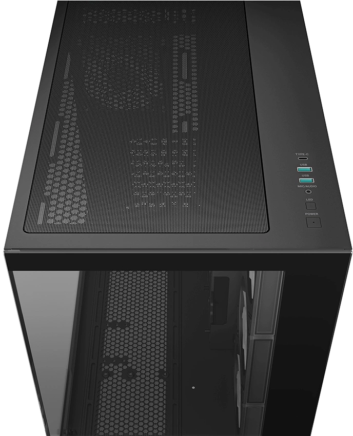 Корпус Deepcool CG530 4F черный без БП ATX 6x120mm 4x140mm 1xUSB3.0 audio bott PSU — миниатюра 9