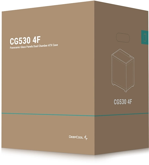 Корпус Deepcool CG530 4F черный без БП ATX 6x120mm 4x140mm 1xUSB3.0 audio bott PSU — миниатюра 14