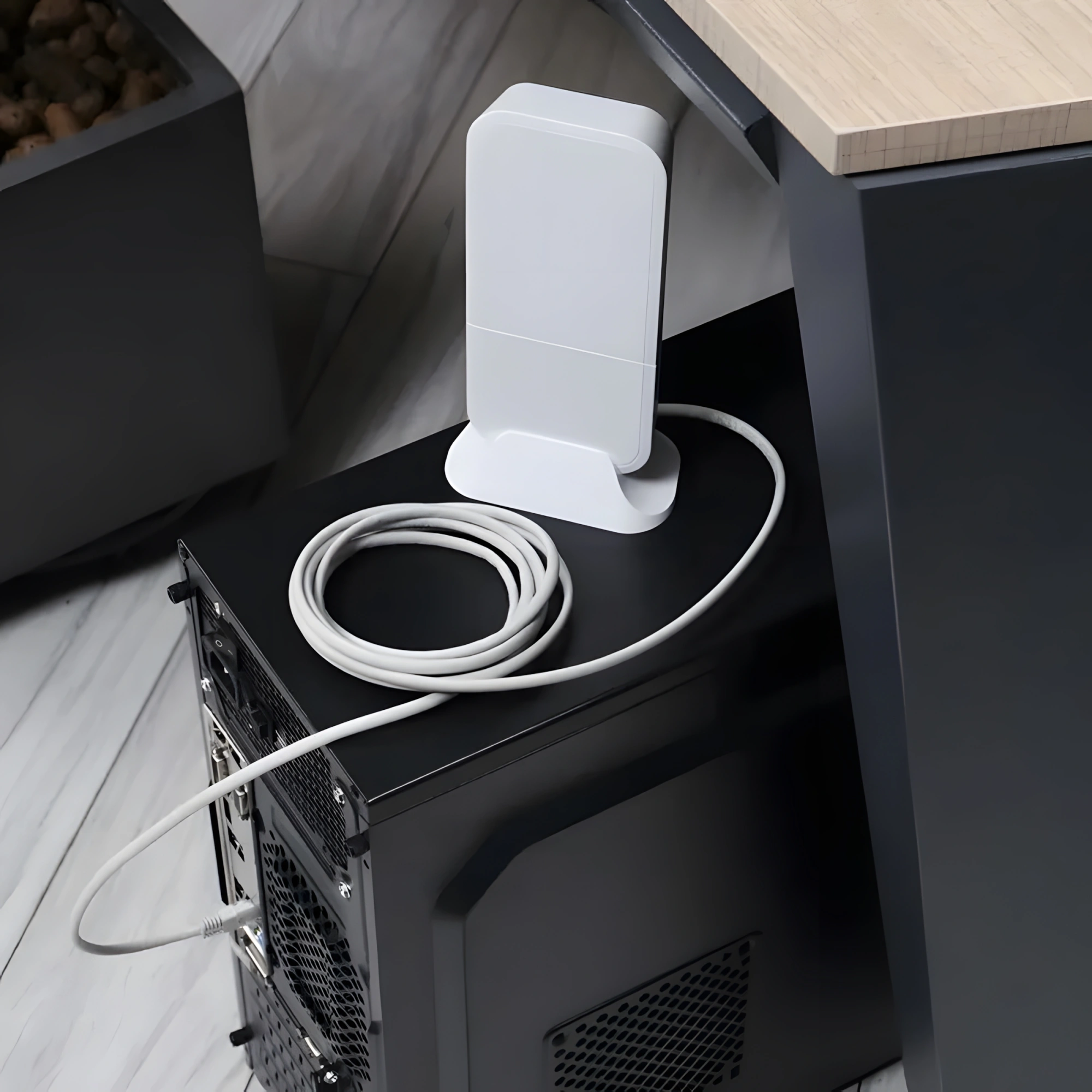 Патч-корд Rexant 18-8006 UTP RJ-45 вил.-вилка RJ-45 кат.5E 3м серый LSZH — миниатюра 3