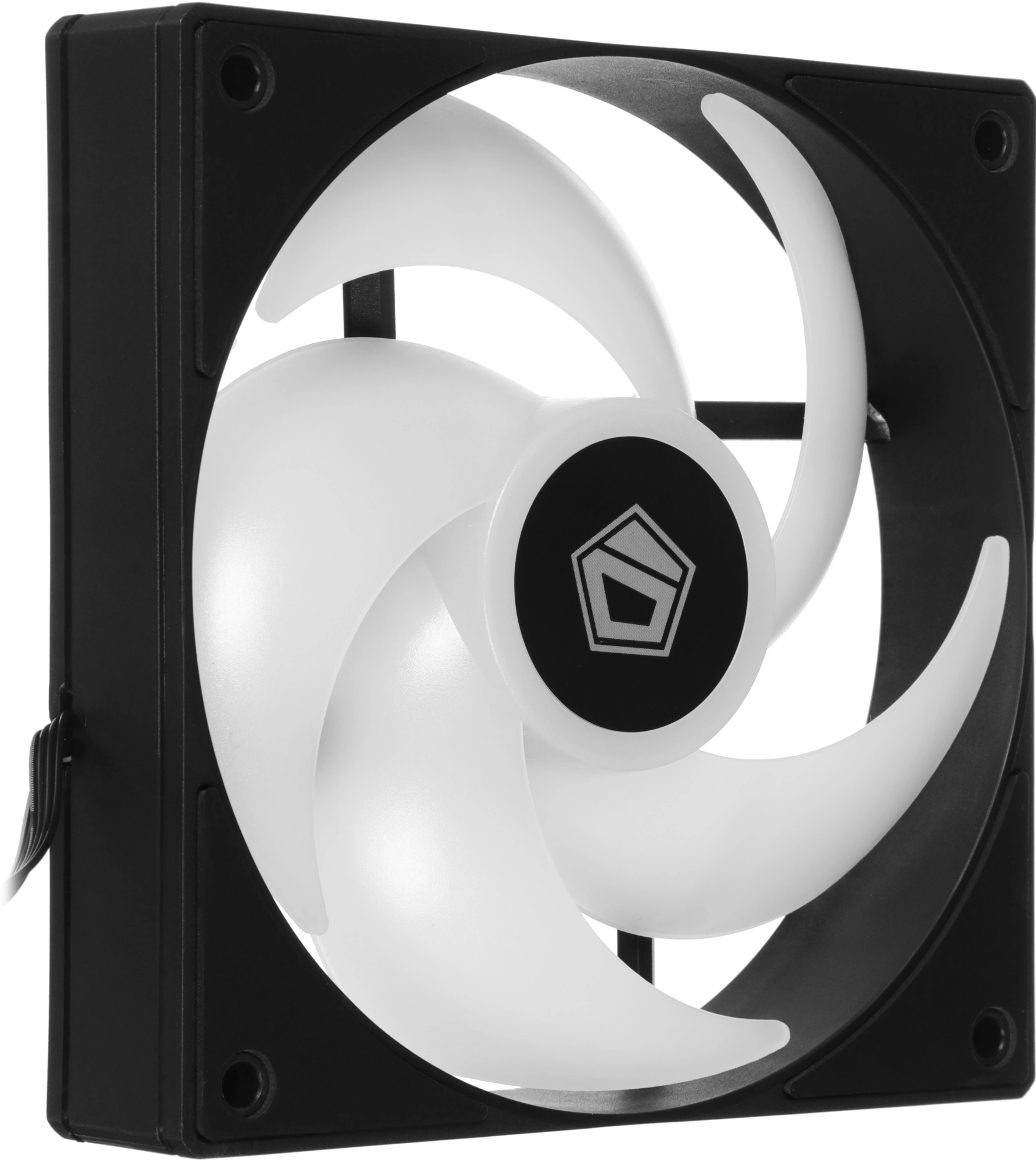 Вентилятор для корпуса ID-Cooling AS-120-К ARGB 120х120x25 черный 4-pin 27.2дБ (AS-120-ARGB-K) Ret — миниатюра 10