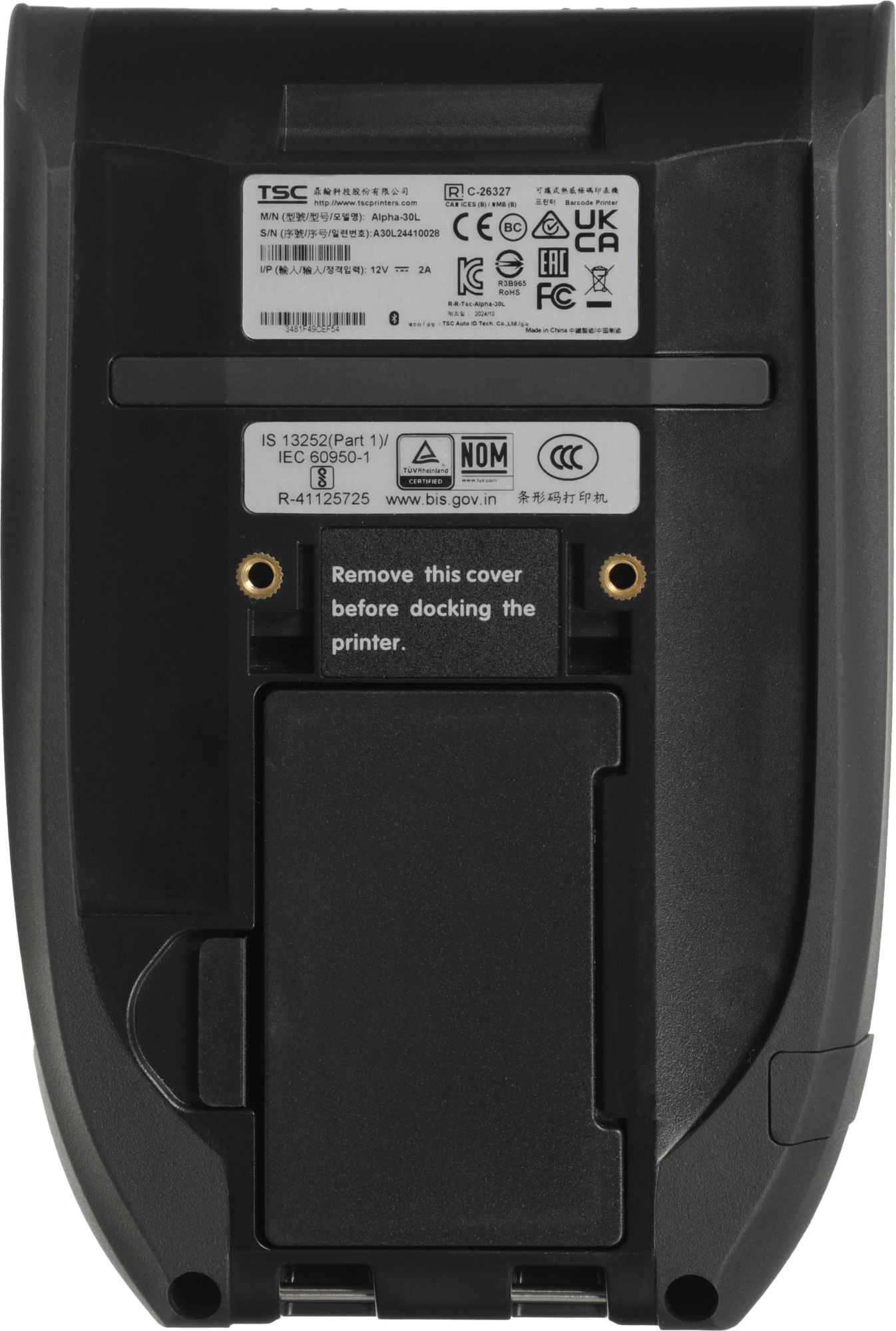 Термопринтер TSC Alpha-30L (A30L-A001-0002) 203dpi 127мм/с 2.3"/USB/BT для печ.этик. черный — миниатюра 13