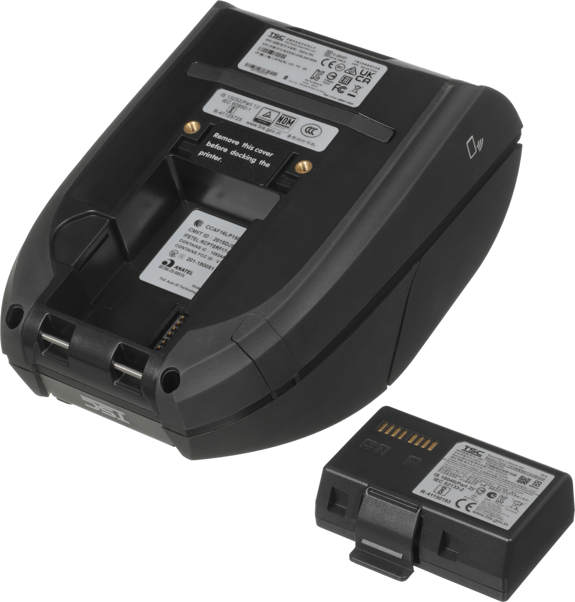 Термопринтер TSC Alpha-30L (A30L-A001-0002) 203dpi 127мм/с 2.3"/USB/BT для печ.этик. черный — миниатюра 14