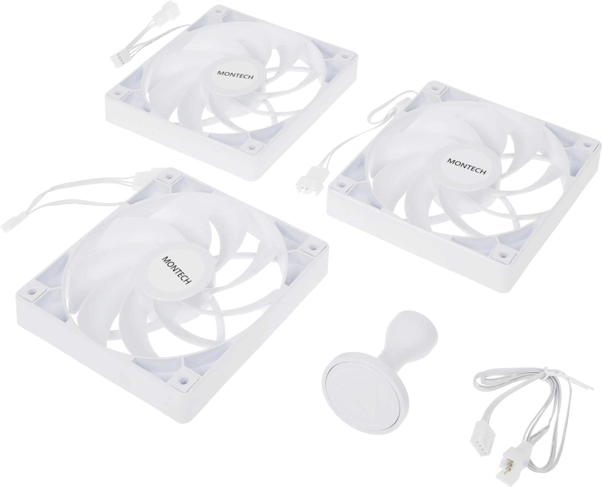 Корпус Montech Heritage PRO (W) белый без БП mATX 5x120mm 2x140mm 2xUSB3.0 audio bott PSU — миниатюра 9