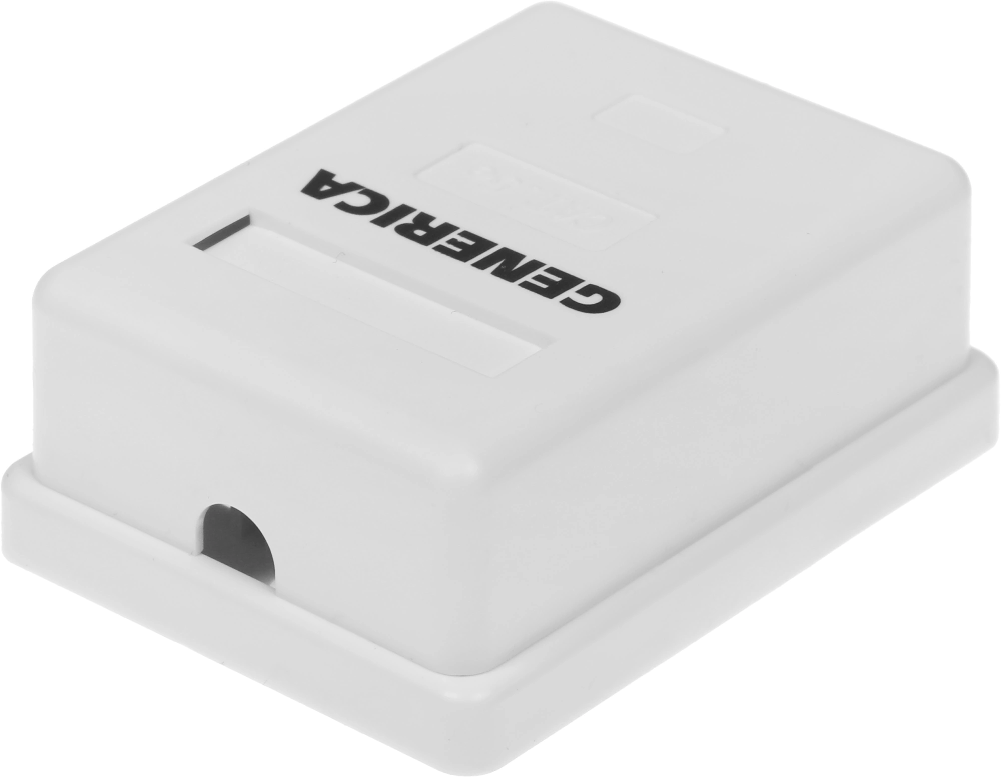 Розетка ITK CS2-1C5EF-12-G настенная 49.2x62.5x25.2мм крышка RJ45 пластик белый (упак.:1шт) — миниатюра 2