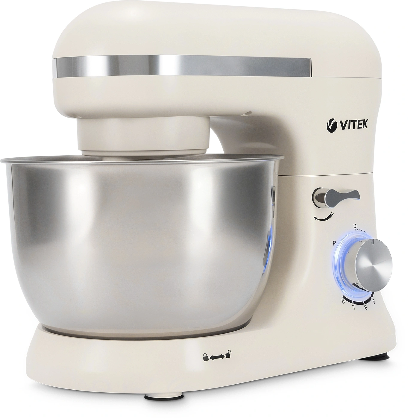 Миксер планетарный Vitek VT-PM0110 1500Вт кремовый — миниатюра 3