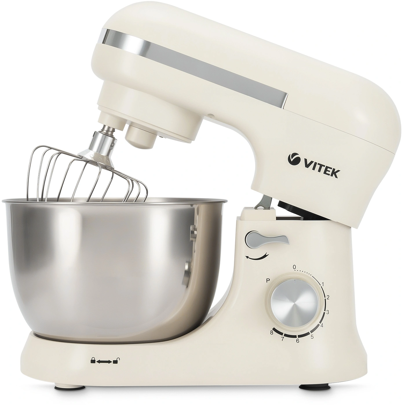 Миксер планетарный Vitek VT-PM0110 1500Вт кремовый — миниатюра 2