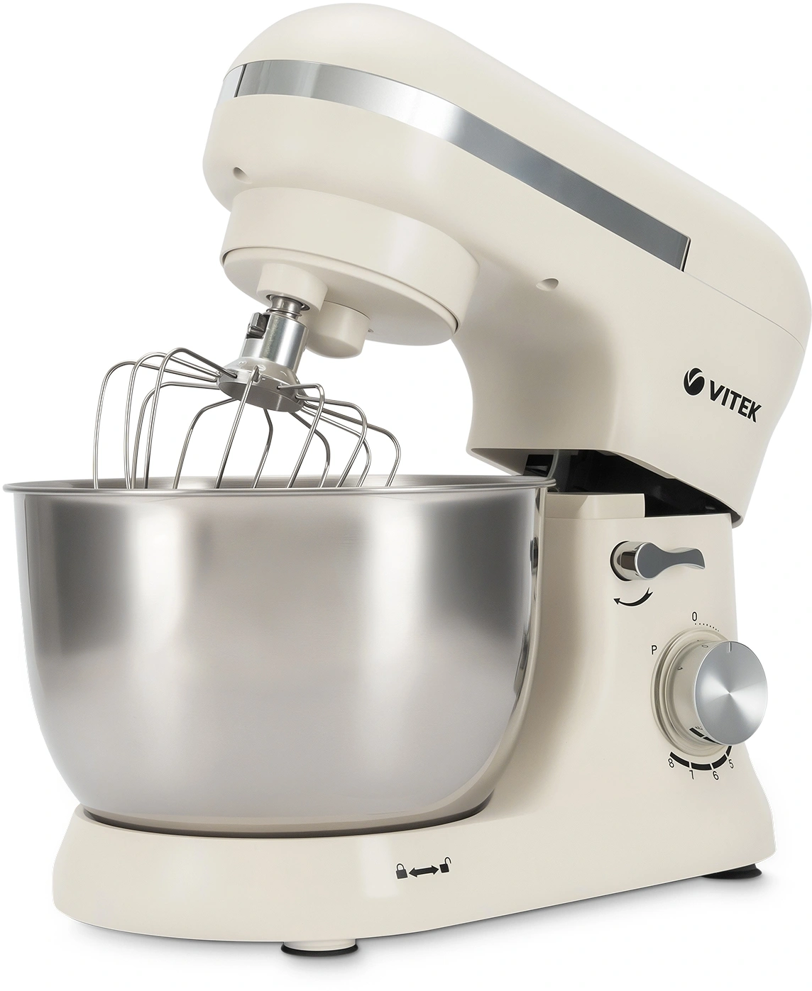 Миксер планетарный Vitek VT-PM0110 1500Вт кремовый — миниатюра 4