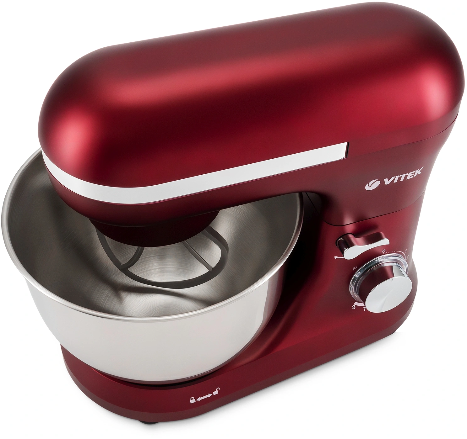 Миксер планетарный Vitek VT-PM0111 1500Вт вишневый — миниатюра 18
