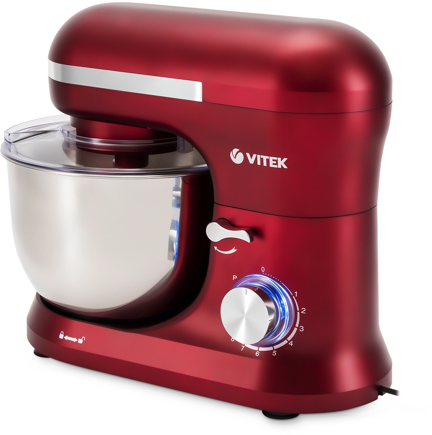 Миксер планетарный Vitek VT-PM0111 1500Вт вишневый — миниатюра 19