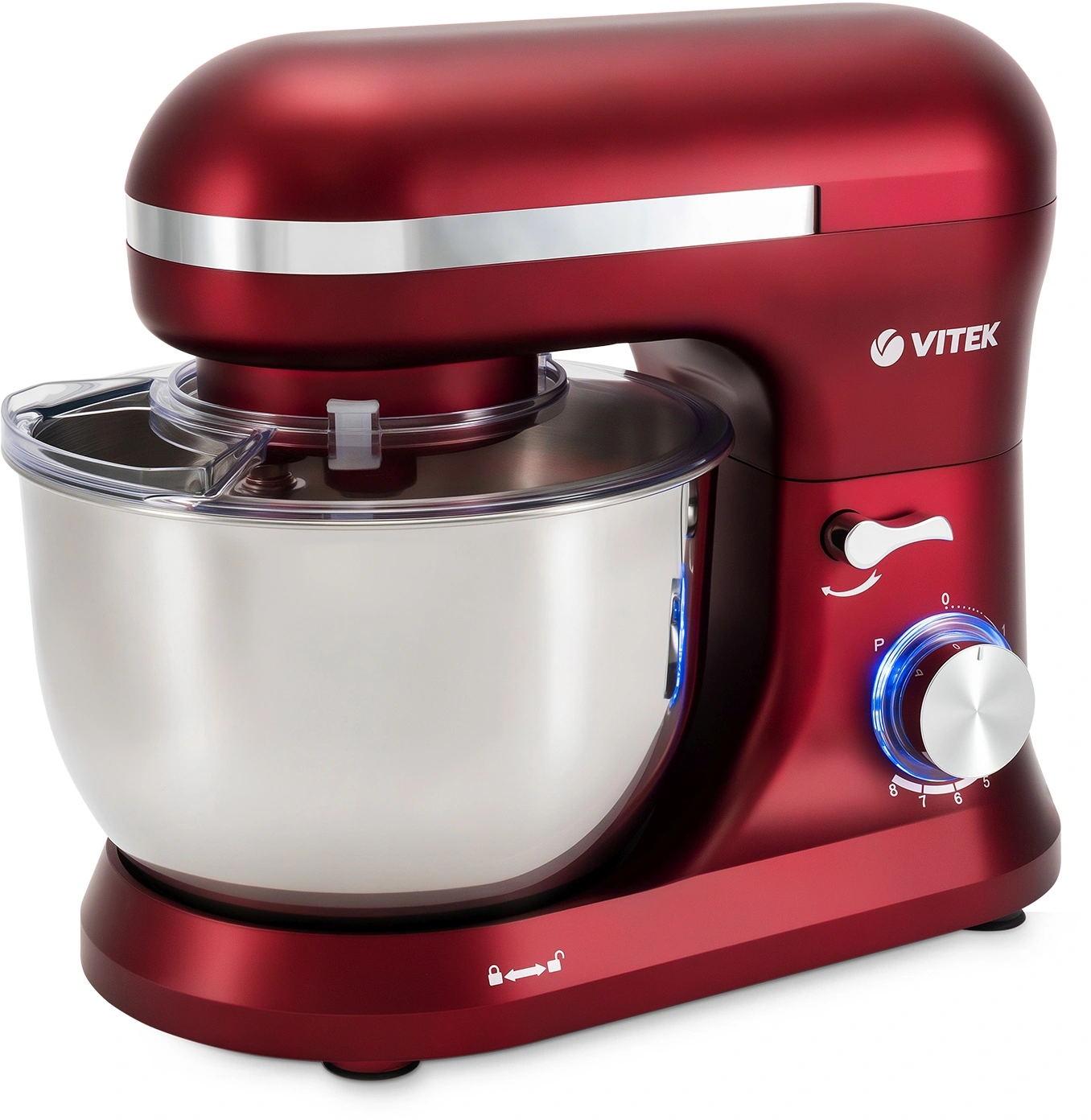 Миксер планетарный Vitek VT-PM0111 1500Вт вишневый — миниатюра 20