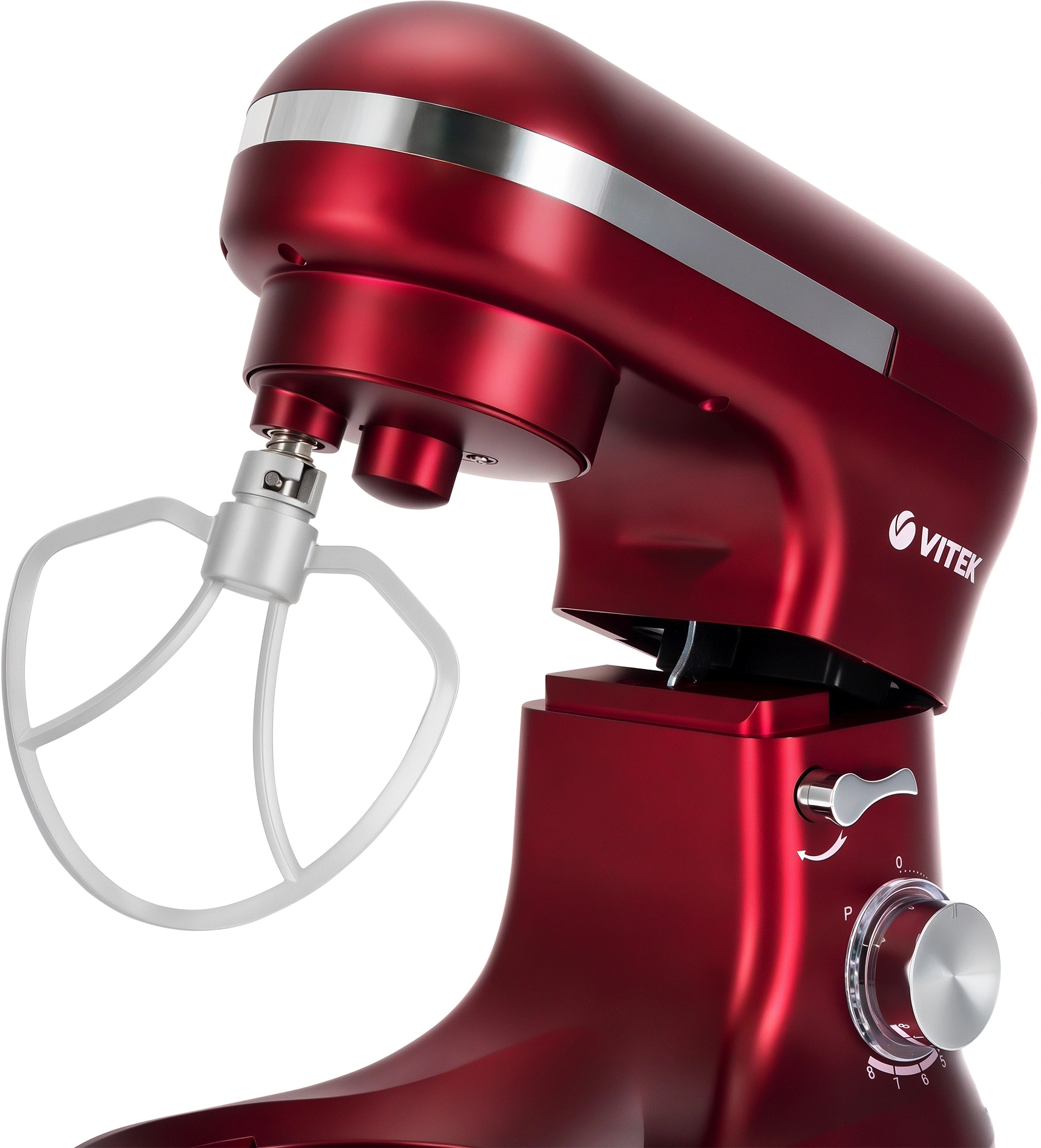 Миксер планетарный Vitek VT-PM0111 1500Вт вишневый — миниатюра 16