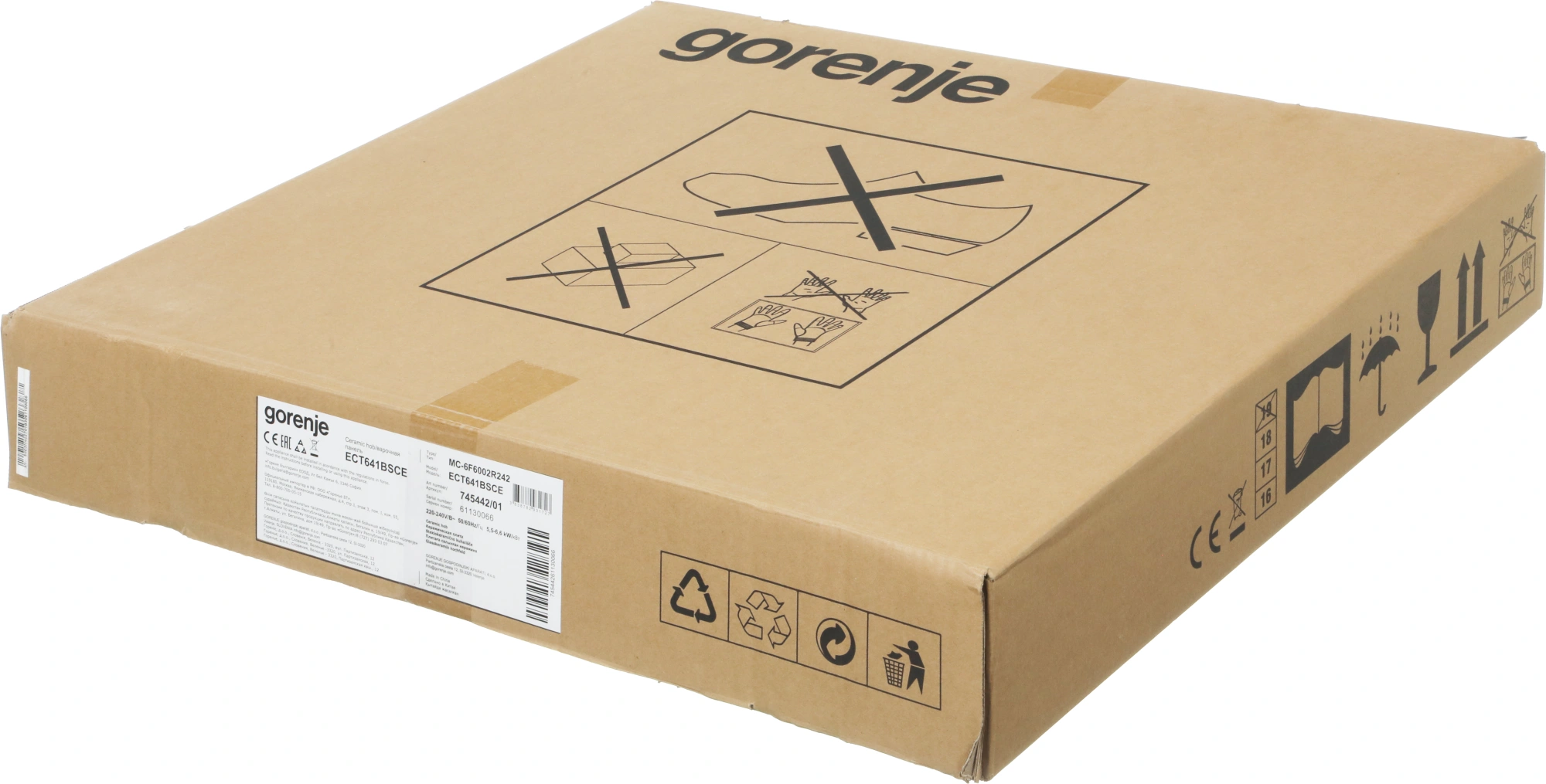 Варочная поверхность Gorenje ECT641BSCE черный — миниатюра 17