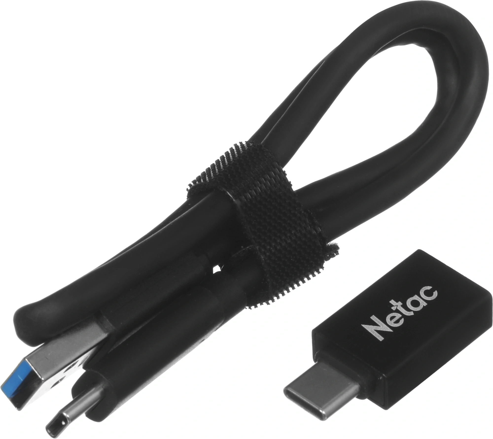 Накопитель SSD Netac USB-C 120GB NT01Z6S-120G-32SL Z6S 2.5" серебристый — фото 1