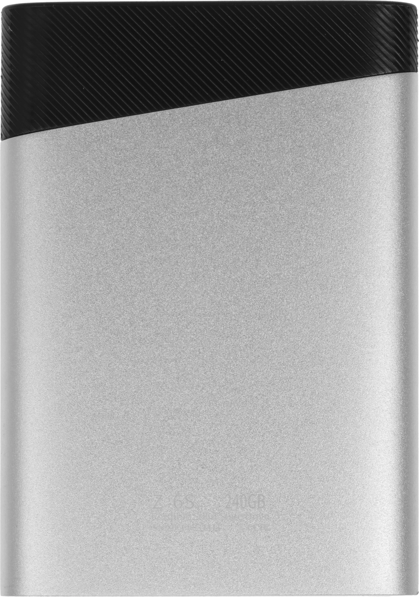 Накопитель SSD Netac USB-C 240GB NT01Z6S-240G-32SL Z6S 2.5" серебристый — миниатюра 2
