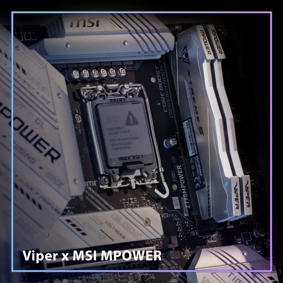Память DDR5 2x24GB 6400MHz Patriot PVXR548G64C32KM Viper Xtreme 5 RGB RTL Gaming PC5-51200 CL32 DIMM UDIMM 288-pin 1.4В с радиатором Ret — миниатюра 7