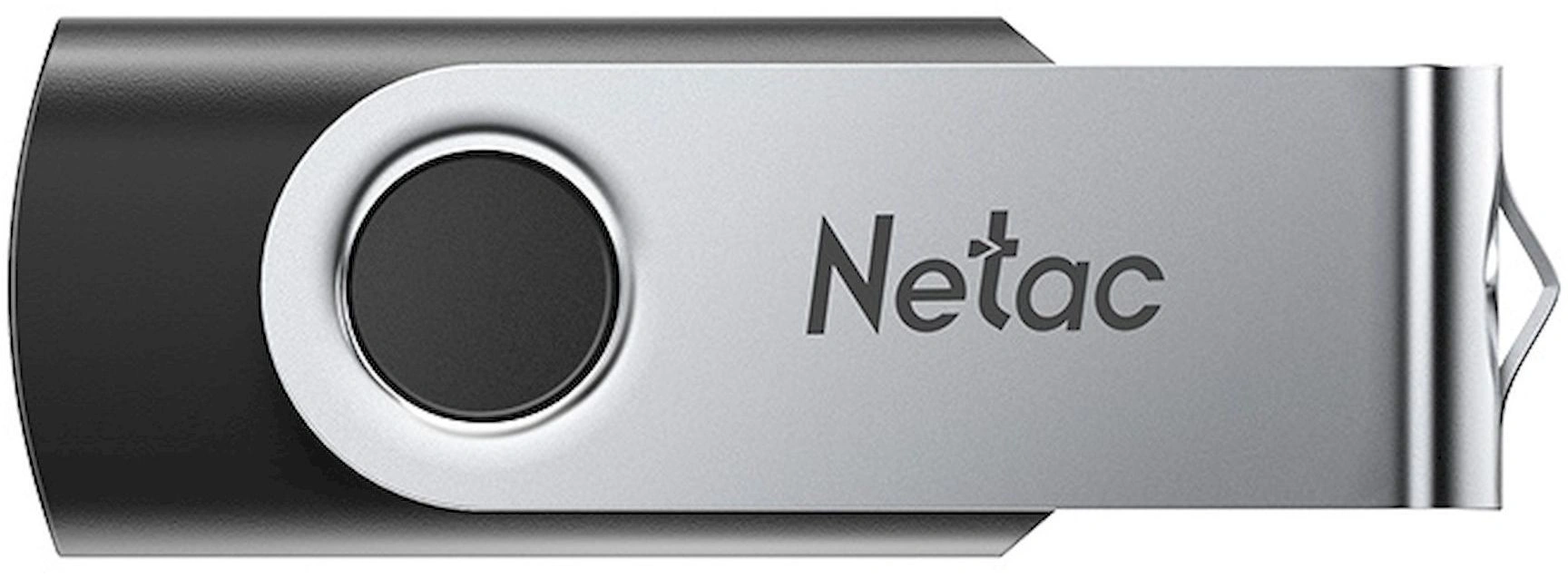 Флеш Диск Netac 8GB U505 NT03U505N-008G-20BK USB2.0 черный/серебристый — миниатюра 3