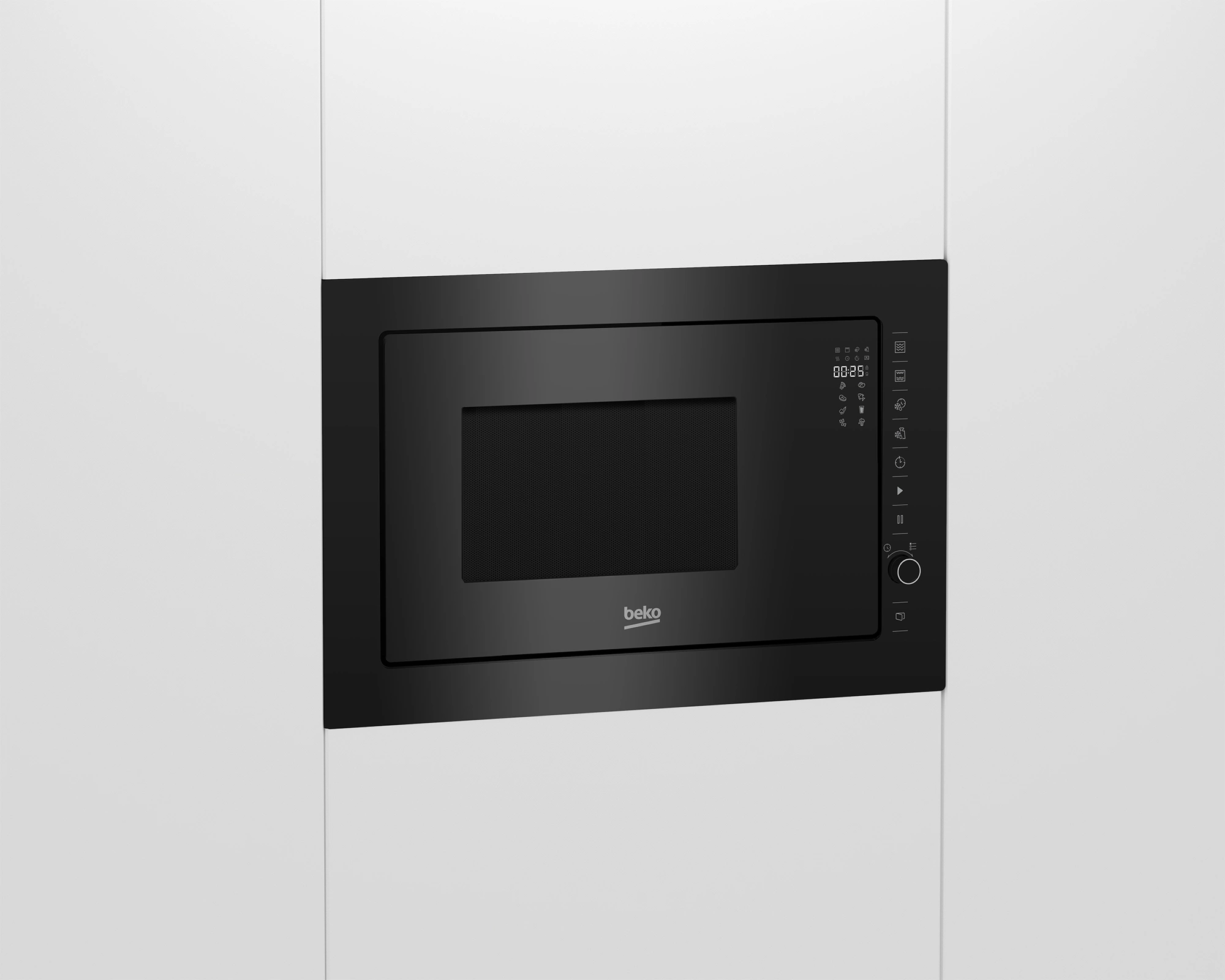 Микроволновая печь Beko BMGB25333BG 25л. 900Вт черный (встраиваемая) — миниатюра 3
