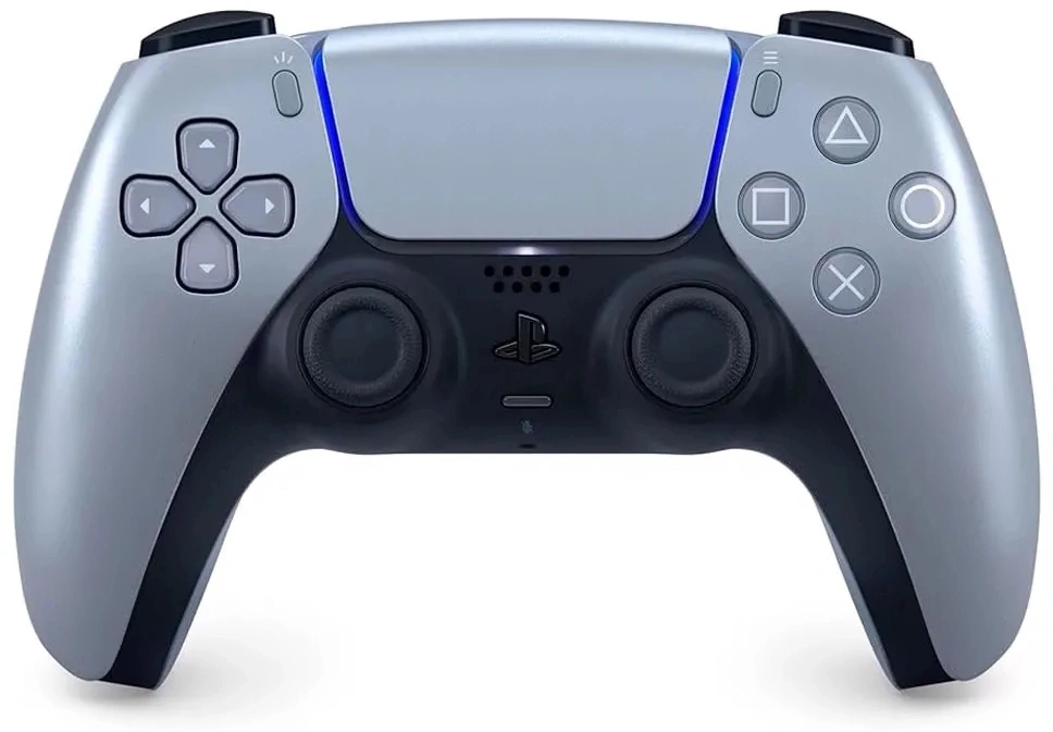 Геймпад Беспроводной PlayStation DualSense серебристый для: PlayStation 5 (CFI-ZCT1W) — фото 1