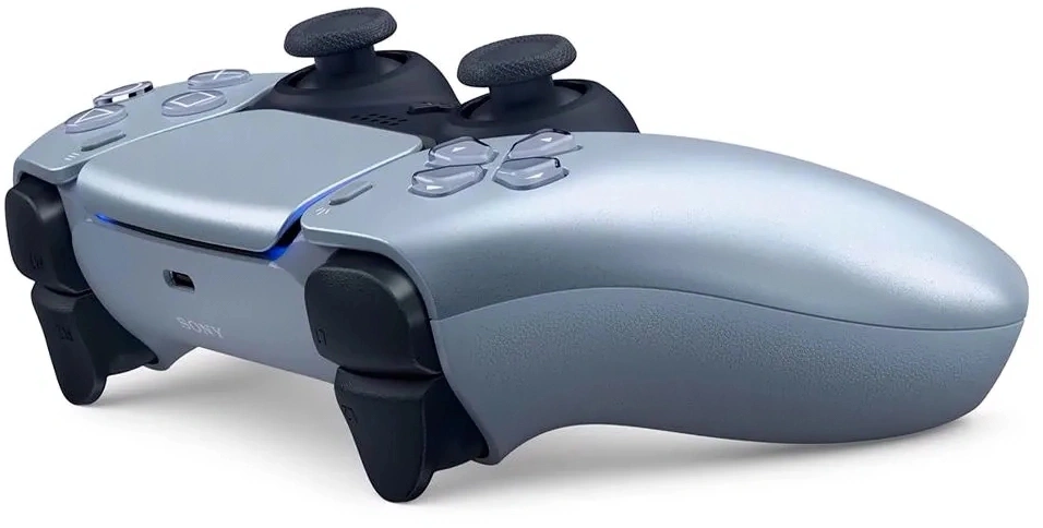 Геймпад Беспроводной PlayStation DualSense серебристый для: PlayStation 5 (CFI-ZCT1W) — миниатюра 3