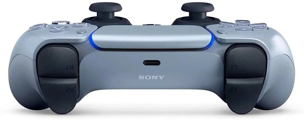 Геймпад Беспроводной PlayStation DualSense серебристый для: PlayStation 5 (CFI-ZCT1W) — миниатюра 5