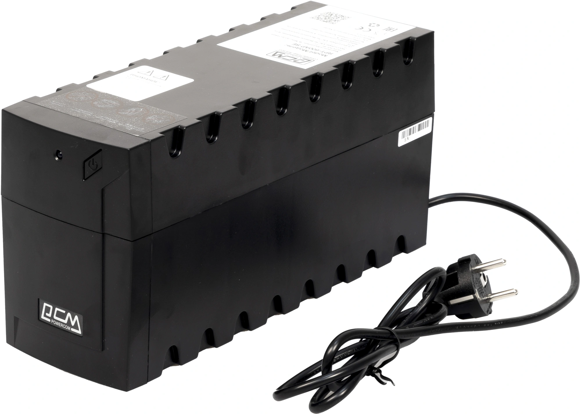 Источник бесперебойного питания Powercom Raptor RPT-600AP SE 360Вт 600ВА черный — миниатюра 5
