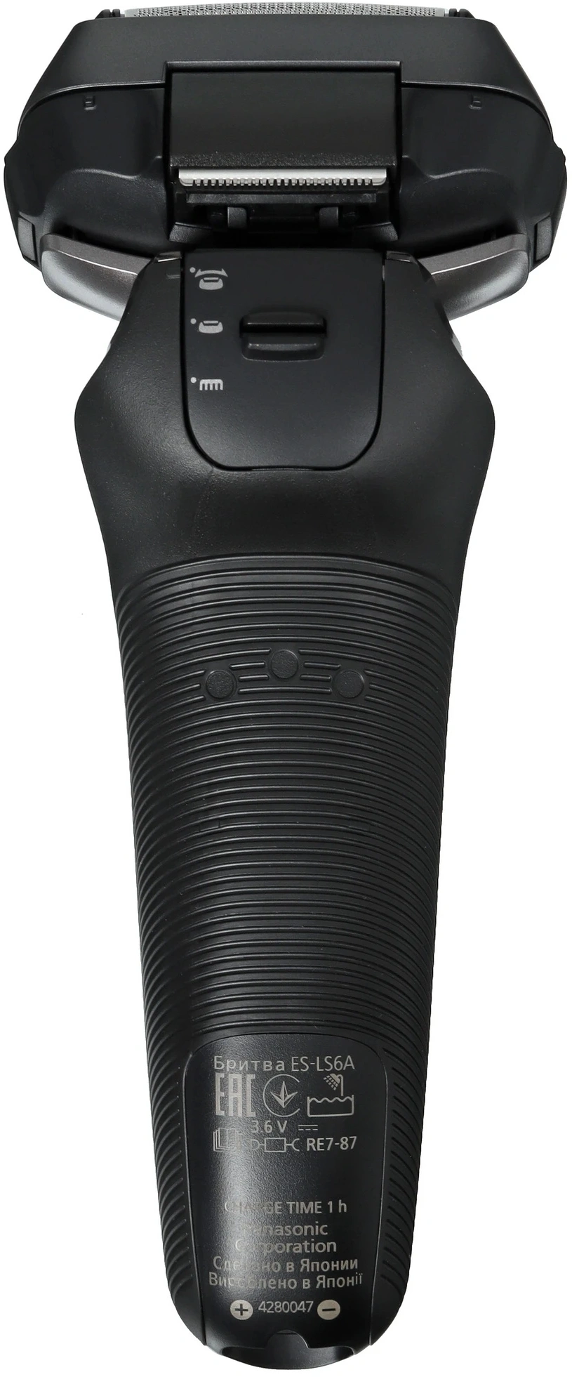 Бритва сетчатая Panasonic ES-LS6A-K820 реж.эл.:6 питан.:аккум. черный — миниатюра 12