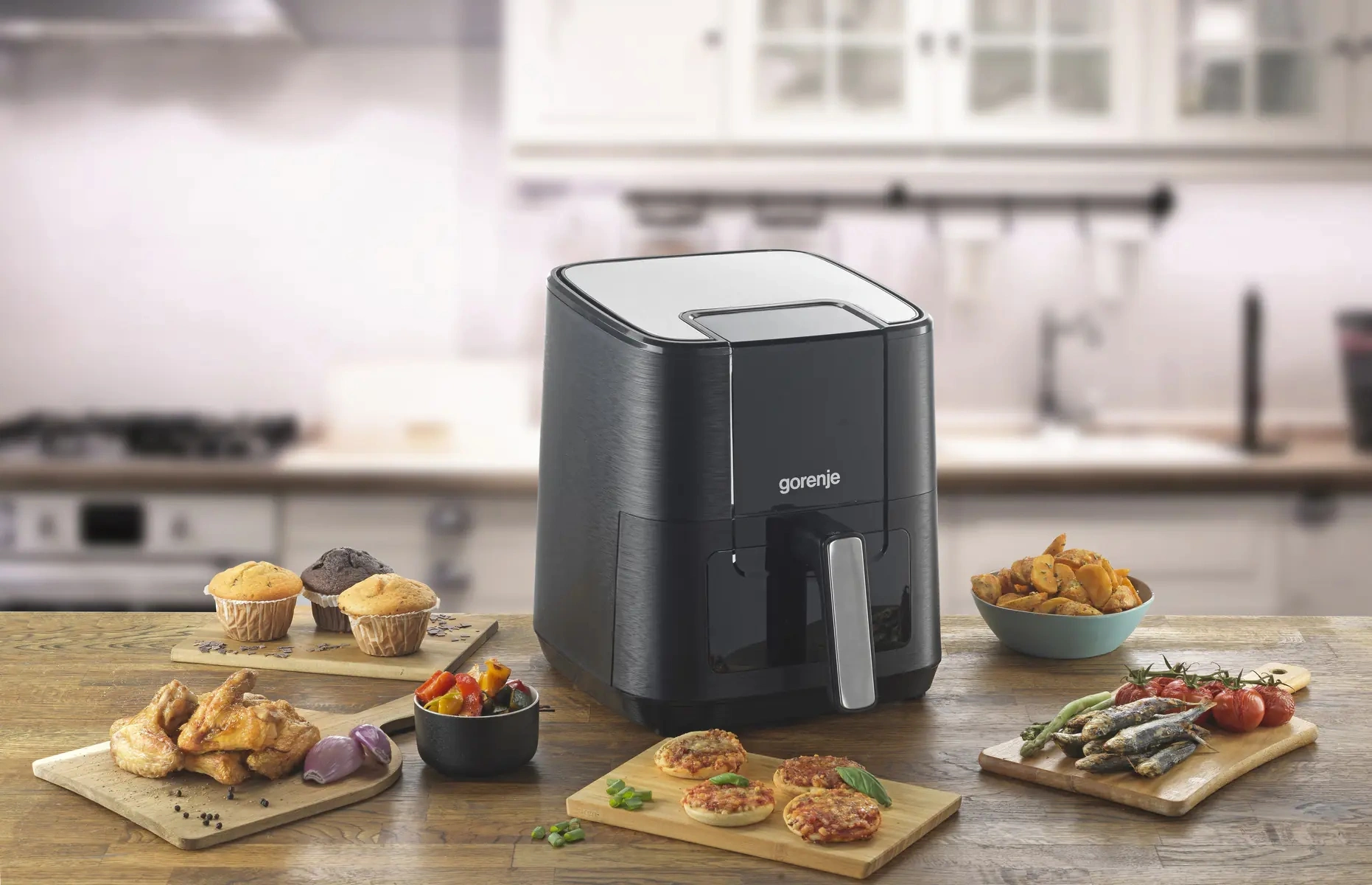 Аэрогриль Gorenje AF1350DWB 5.4л 1350Вт черный — миниатюра 9