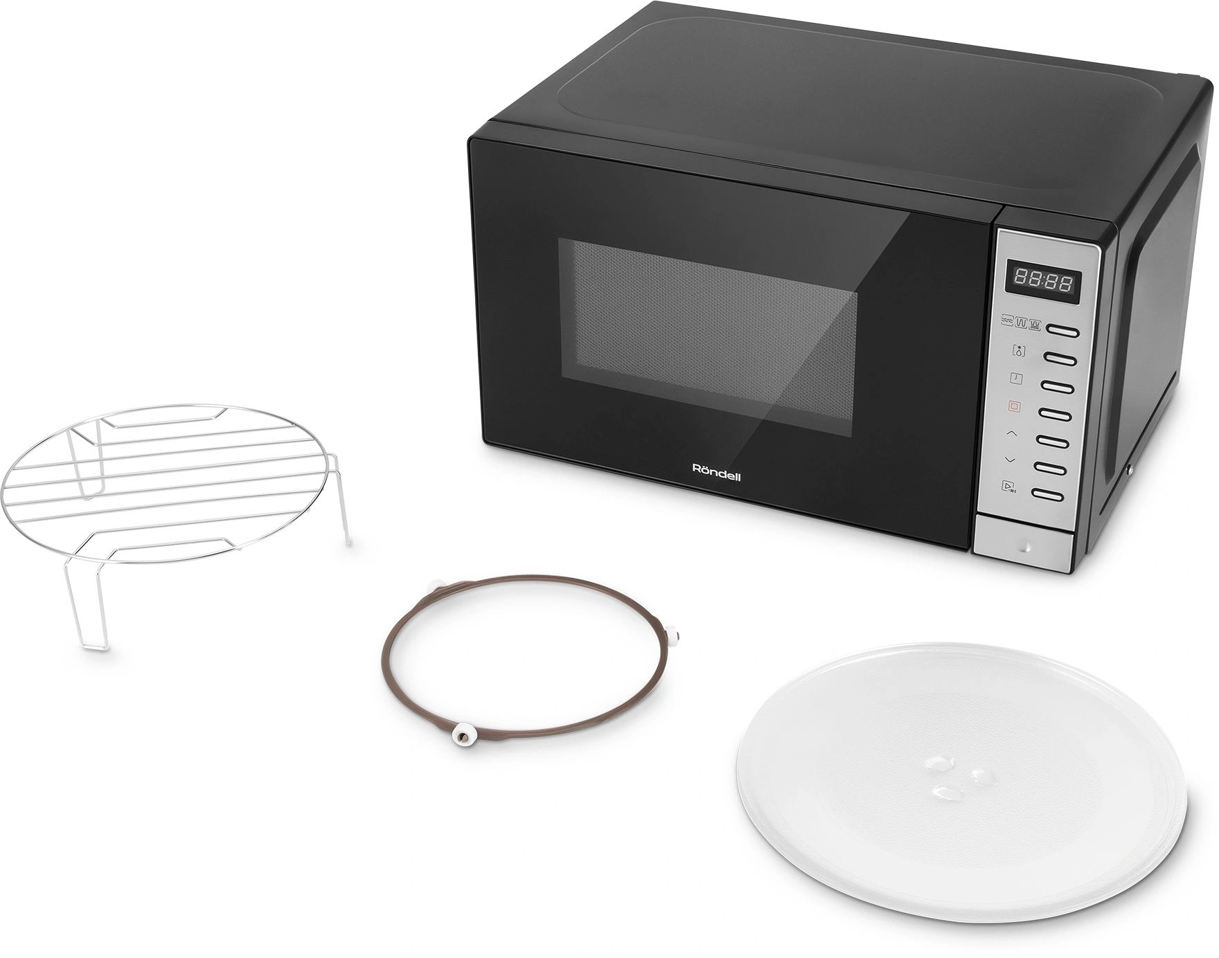 Микроволновая Печь Rondell RDE-MW203 20л. 700Вт черный/серебристый — миниатюра 21