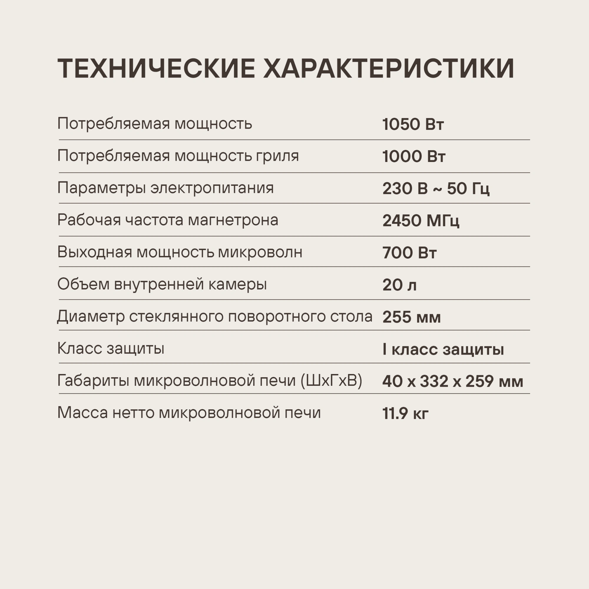Микроволновая Печь Rondell RDE-MW203 20л. 700Вт черный/серебристый — миниатюра 10
