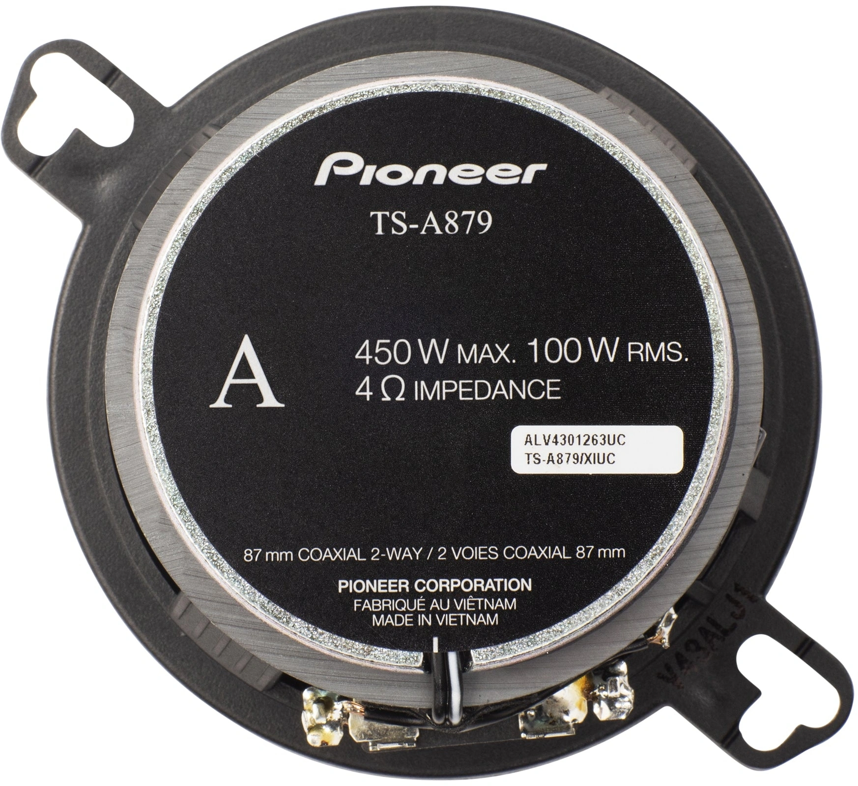 Колонки автомобильные Pioneer TS-A879 (без решетки) 450Вт 85дБ 4Ом 7.6см (3дюйм) (ком.:2кол.) твитер двухполосные — миниатюра 4
