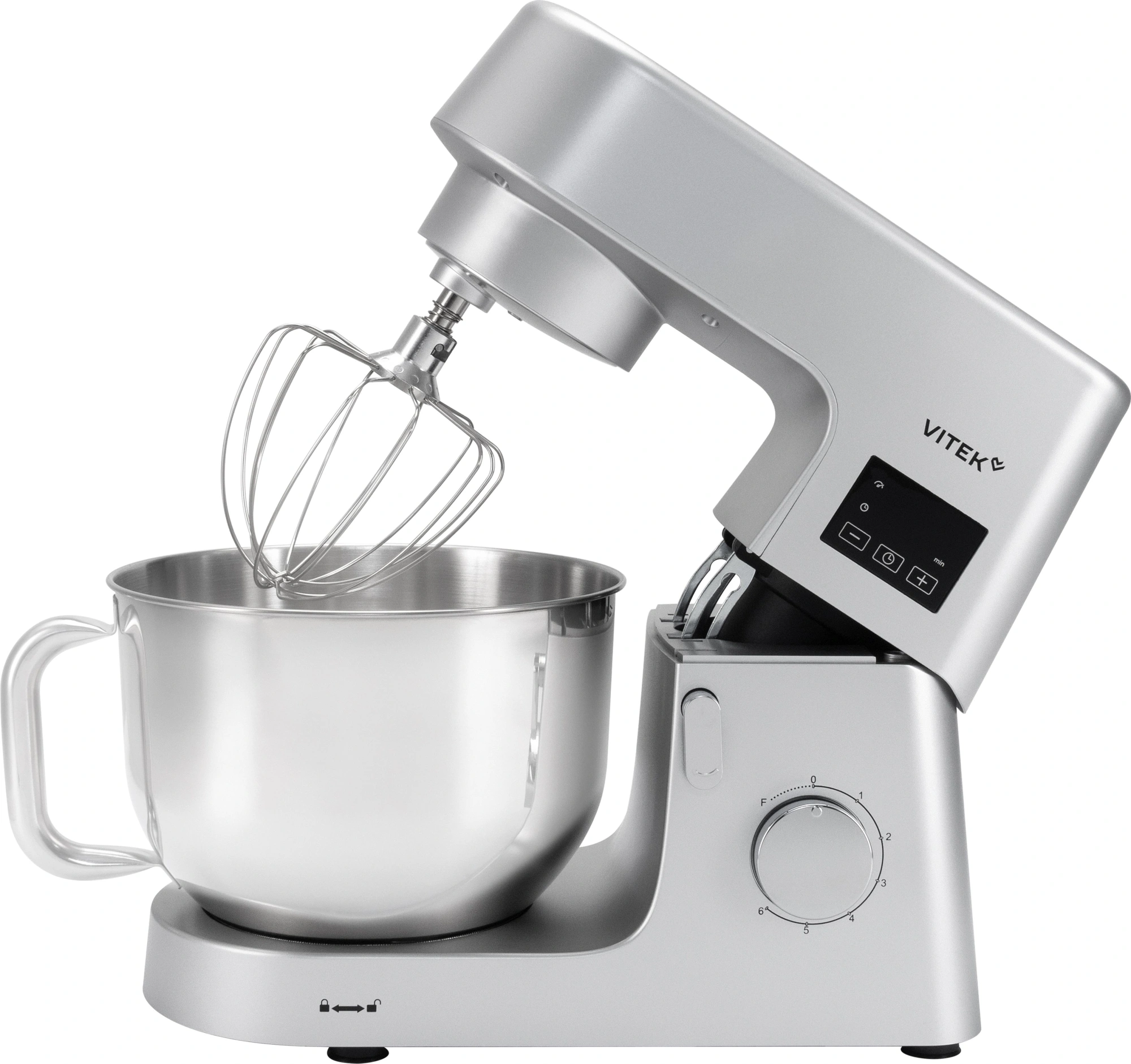 Миксер планетарный Vitek VT-PM0550 2000Вт серебристый — миниатюра 4