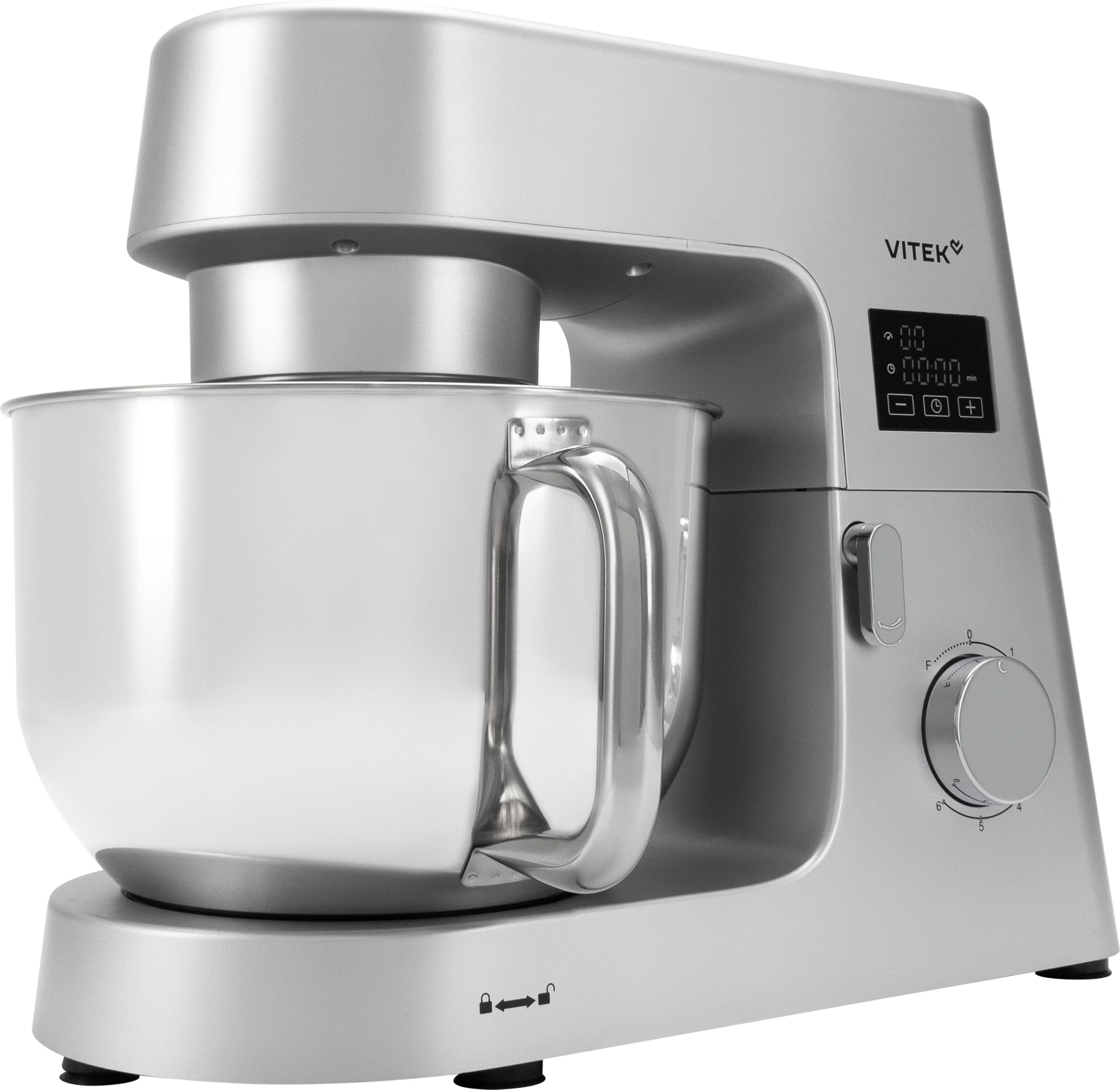 Миксер планетарный Vitek VT-PM0550 2000Вт серебристый — миниатюра 5