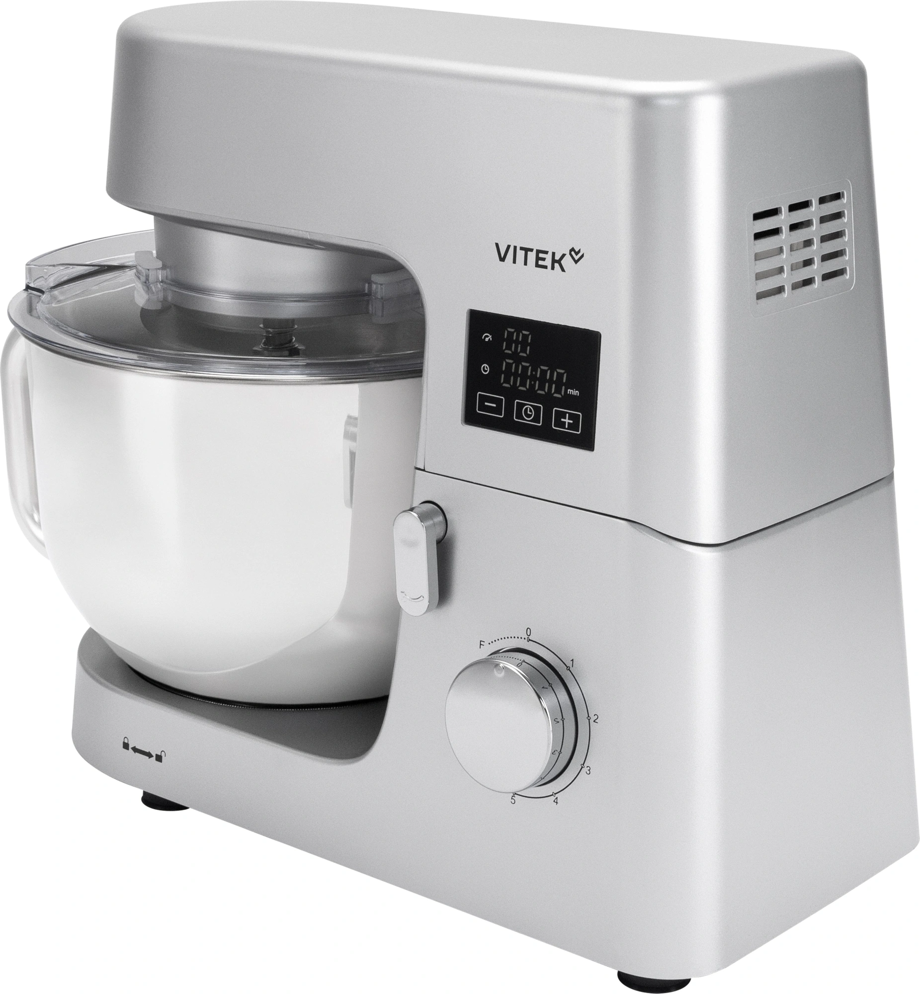 Миксер планетарный Vitek VT-PM0550 2000Вт серебристый — миниатюра 15