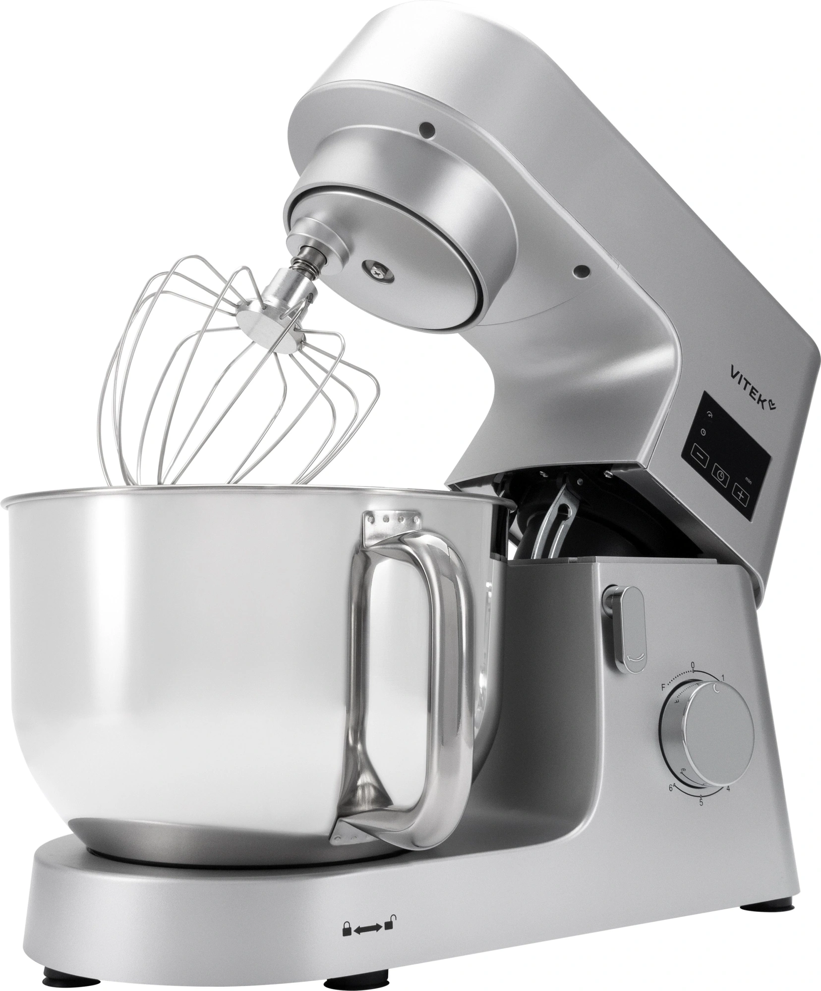 Миксер планетарный Vitek VT-PM0550 2000Вт серебристый — миниатюра 6