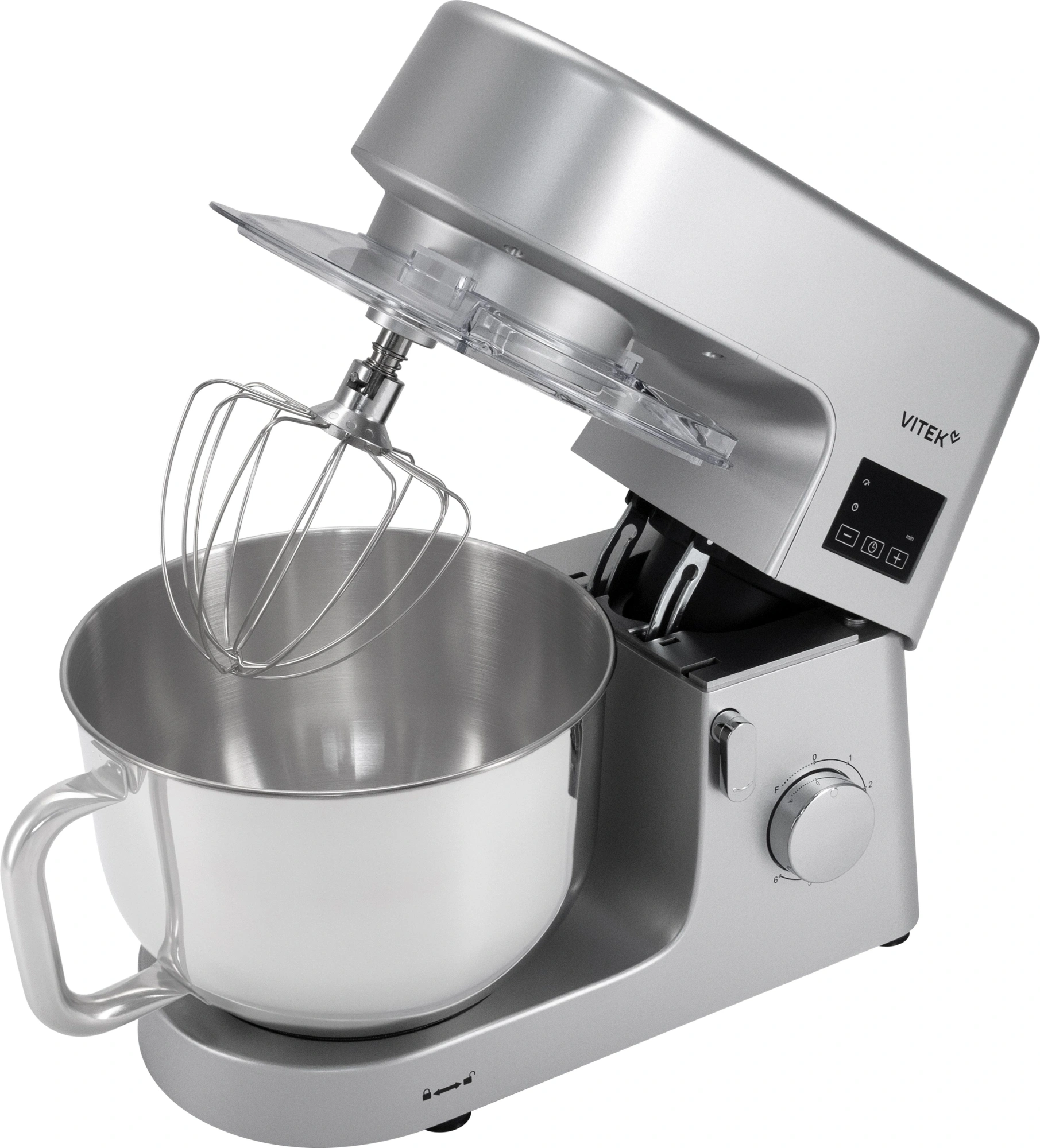 Миксер планетарный Vitek VT-PM0550 2000Вт серебристый — миниатюра 7