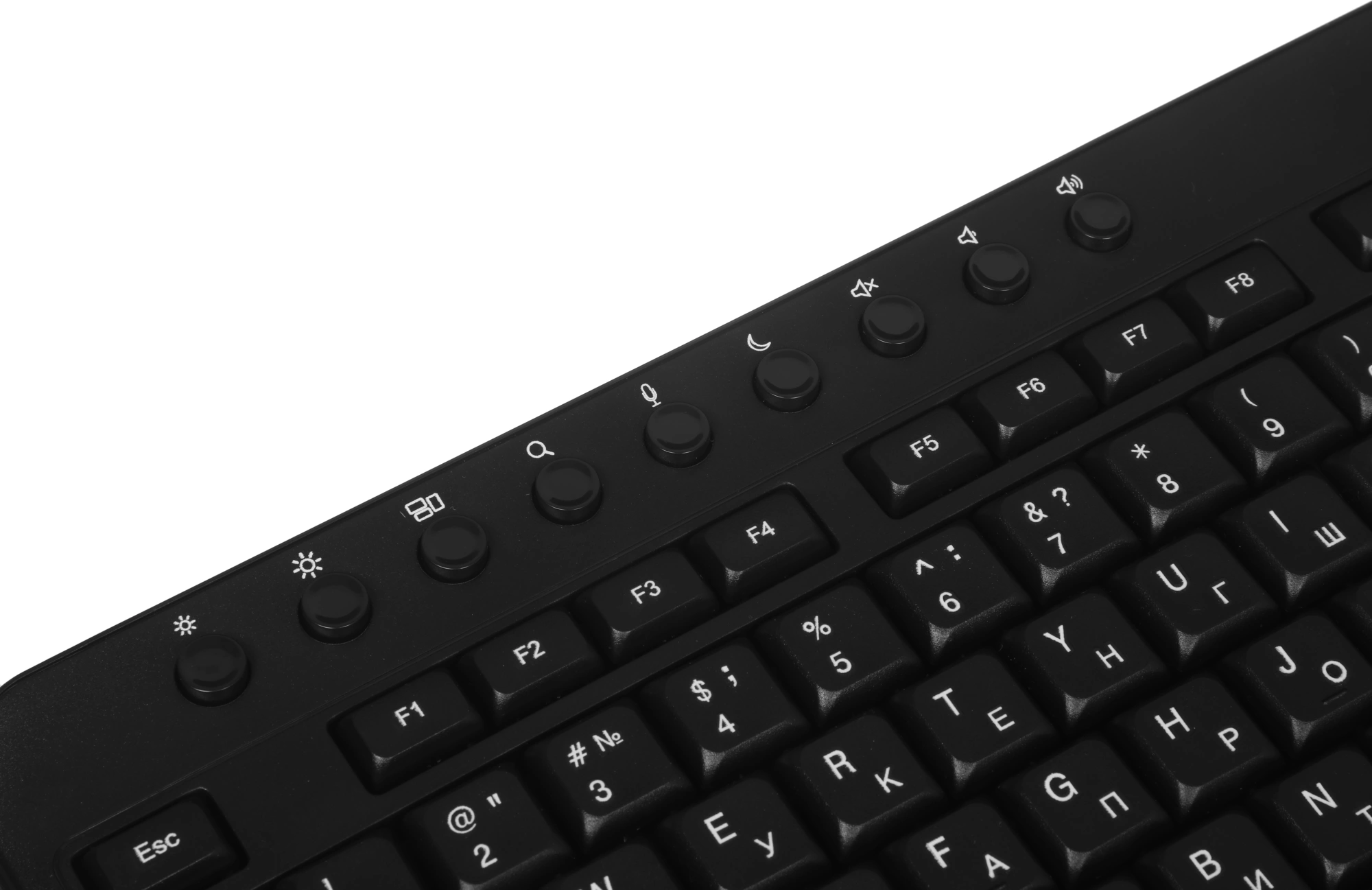 Клавиатура Оклик K257W черный USB беспроводная Multimedia (подставка для запястий) (2070286) — миниатюра 13