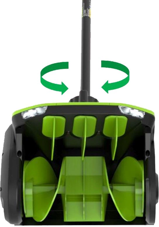 Снегоуборщик электр. Greenworks GD40SS2 1.4кВт — миниатюра 6