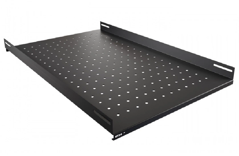 Полка стационарная NTSS NTSS-FS-1000-BL 1U нагр.:60кг. 750мм черный — миниатюра 2