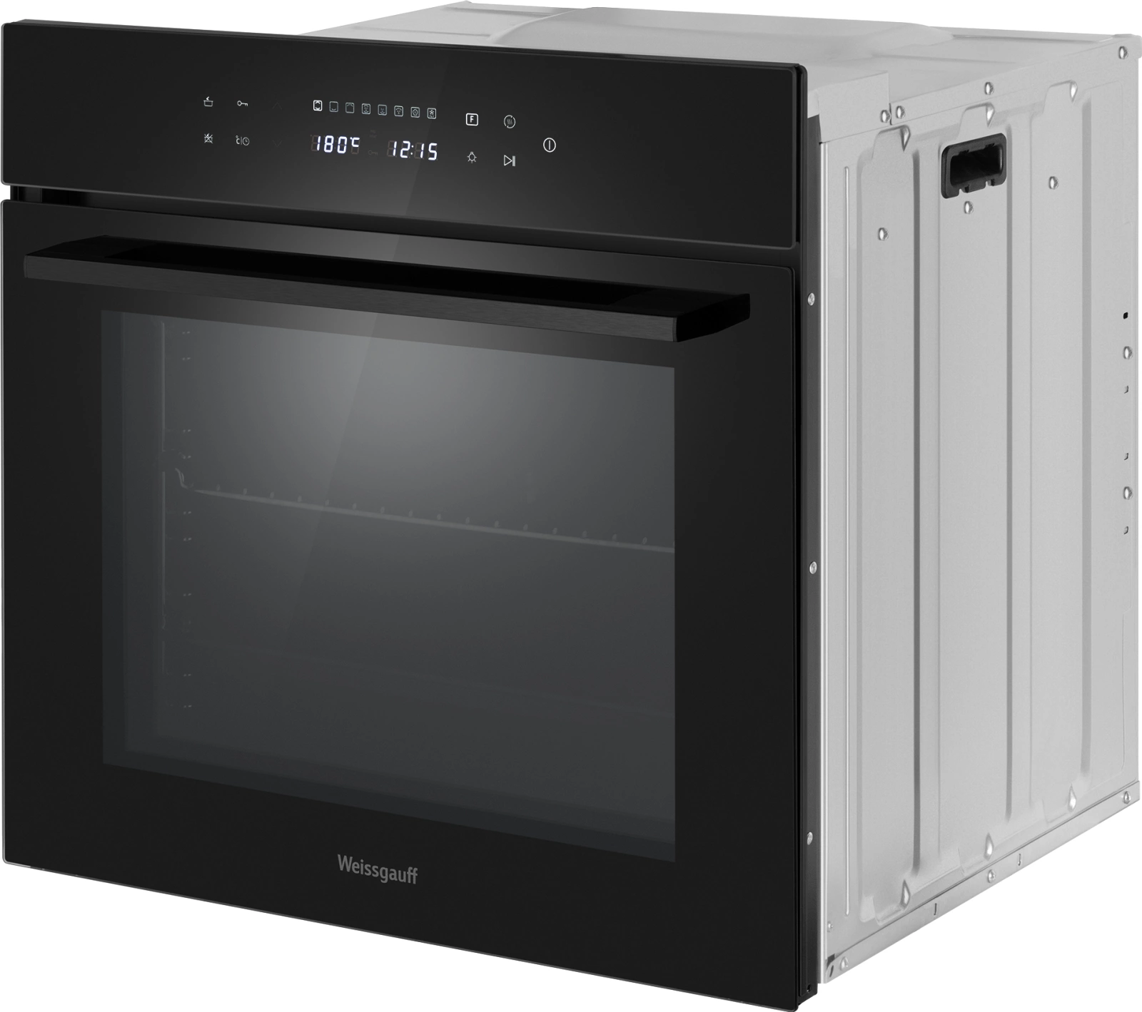 Духовой шкаф Электрический Weissgauff EOV 799 SB черный — миниатюра 4