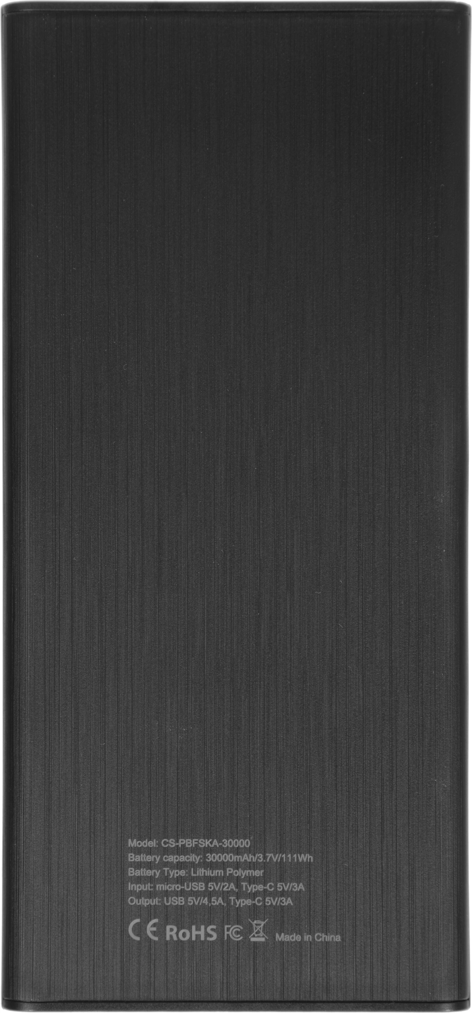Мобильный аккумулятор Cactus CS-PBFSKA-30000 30000mAh 22.5W 4.5A USB-A/USB-C черный — миниатюра 14