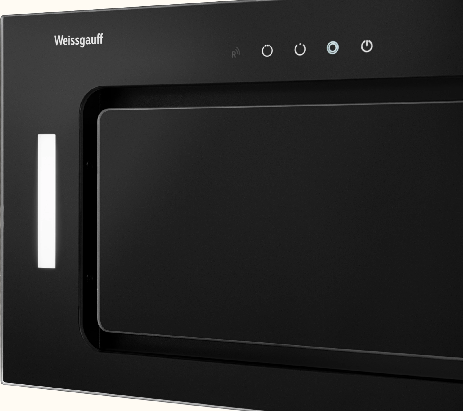 Вытяжка встраиваемая Weissgauff Intense 600 Touch черный/стекло черное управление: сенсорное (1 мотор) — миниатюра 4
