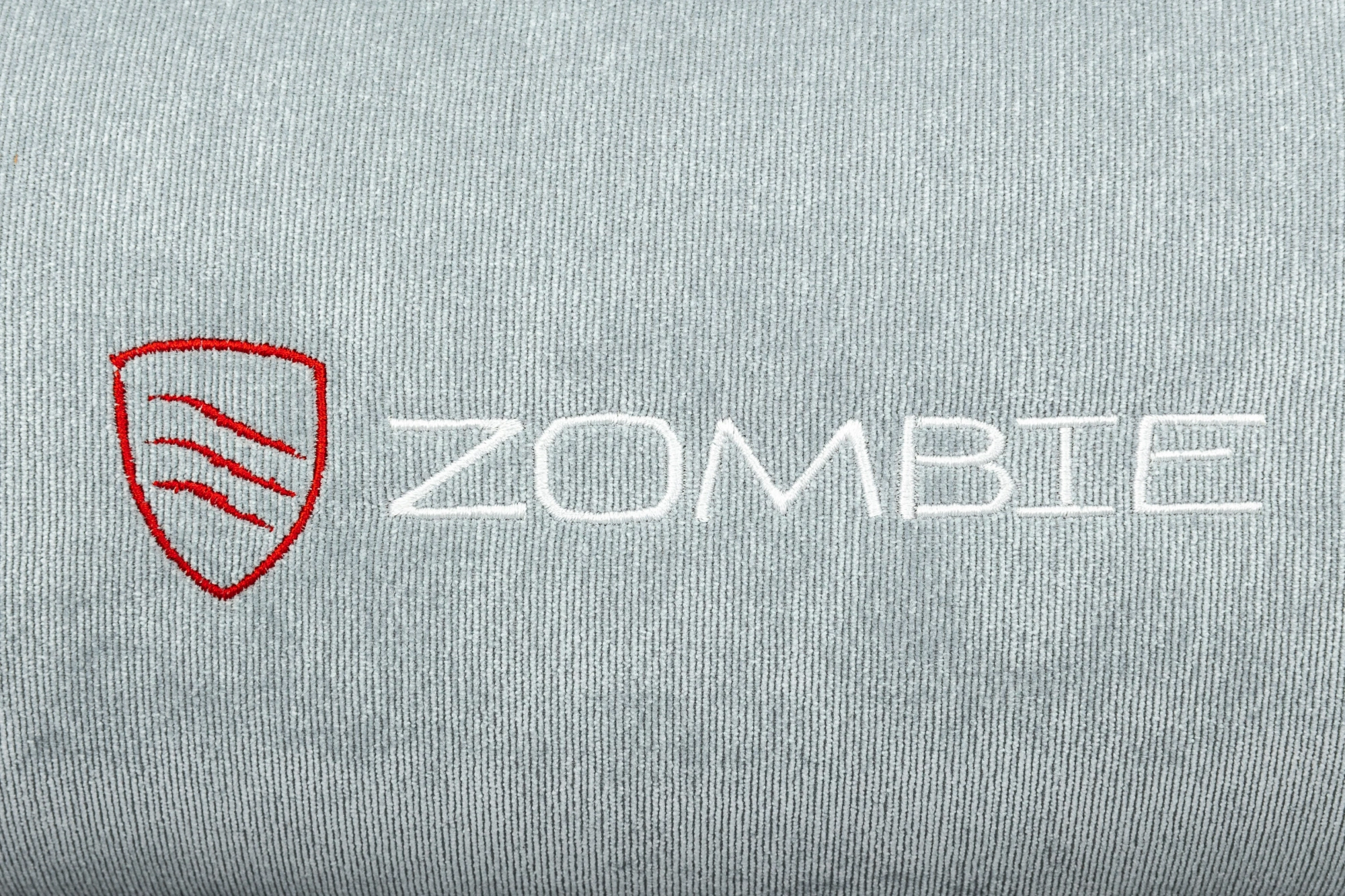 Кресло игровое Zombie Drift/F серо-голубой/черный с подголов. крестов. пластик подст.для ног — миниатюра 12