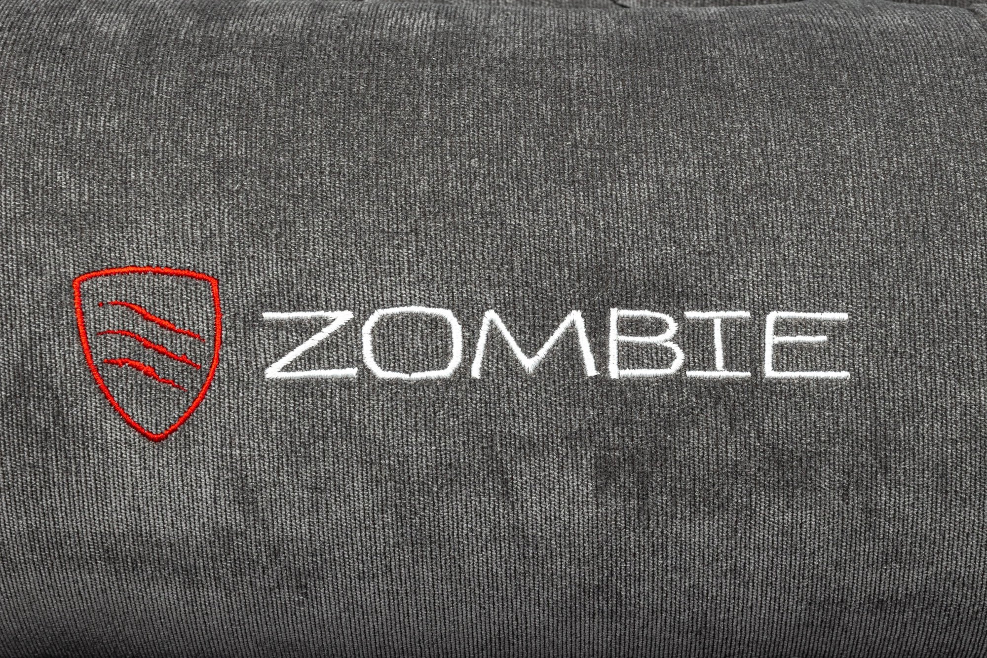 Кресло игровое Zombie Drift/F серый/черный с подголов. крестов. пластик подст.для ног — миниатюра 14