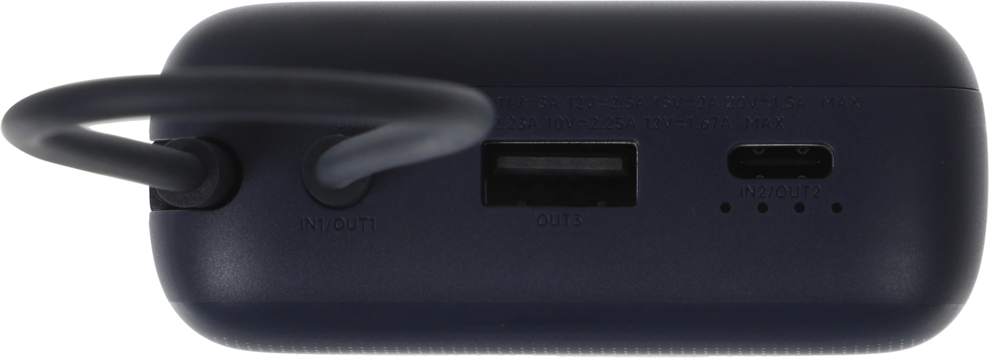 Мобильный аккумулятор Xiaomi BHR8975GL 20000mAh 33W 3A USB-A/USB-C синий — миниатюра 4