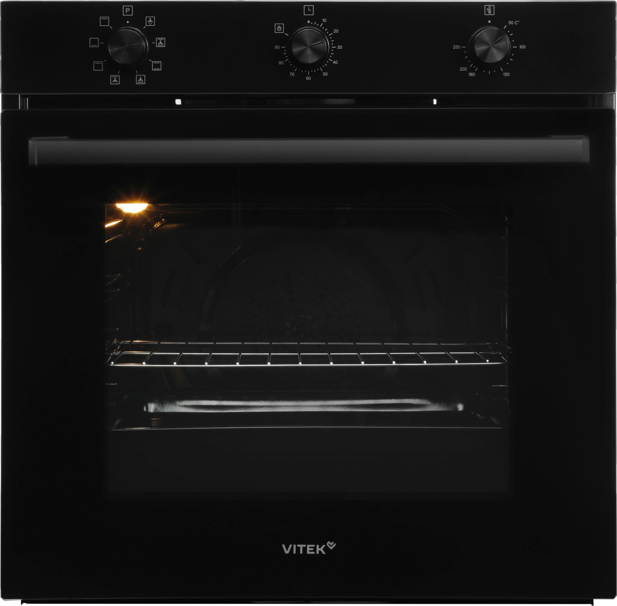 Духовой шкаф Электрический Vitek VEO 6380 BG стекло черное — миниатюра 16