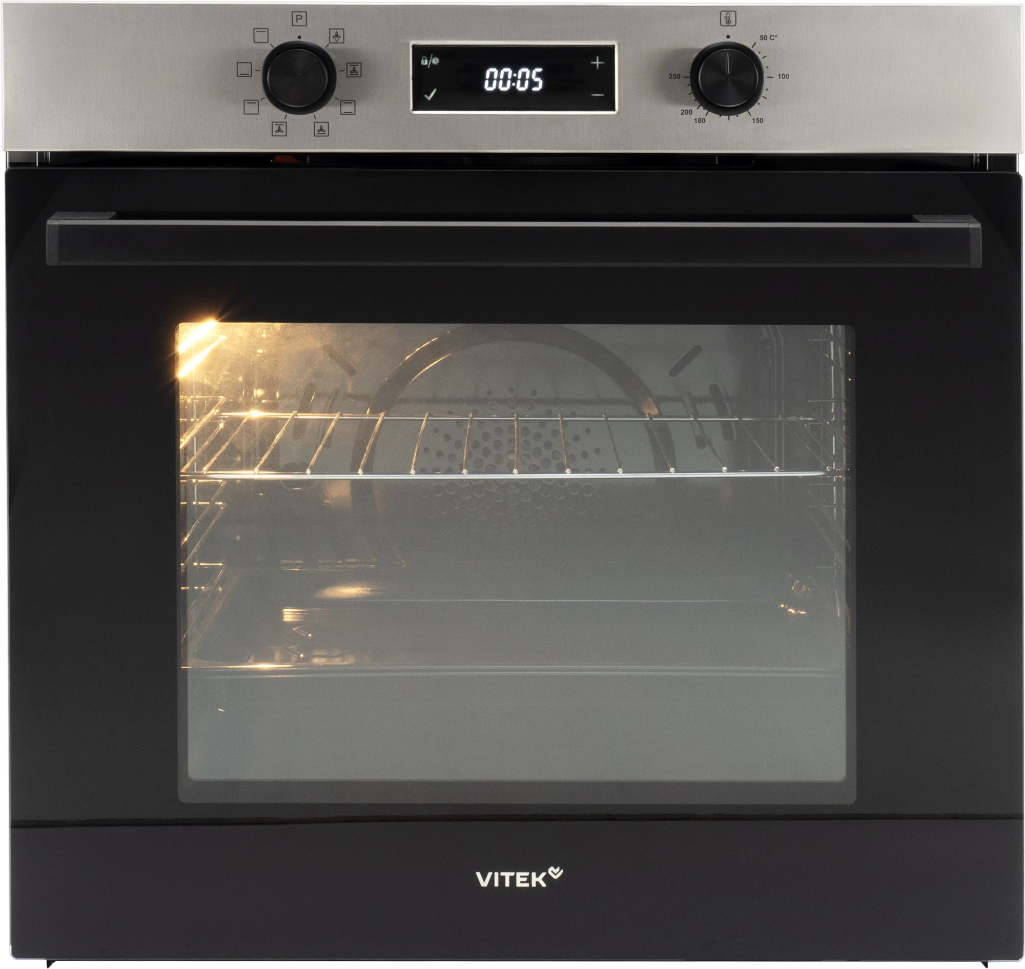 Духовой шкаф Электрический Vitek VEO 6480 IX нержавеющая сталь — миниатюра 9