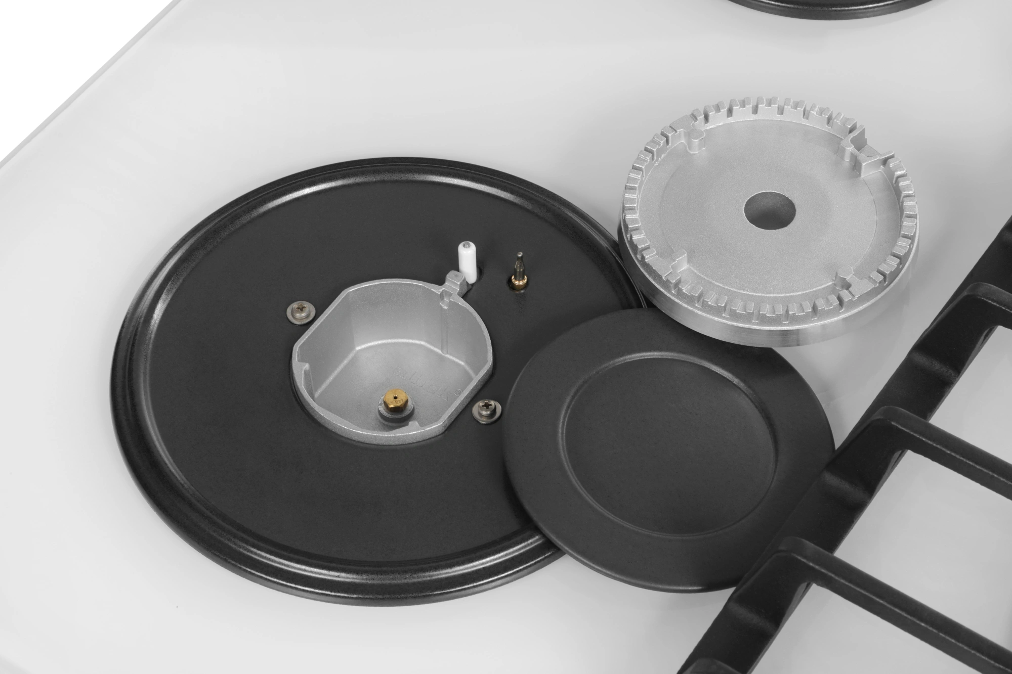 Газовая варочная поверхность Vitek VGH 6420 WG стекло белое — миниатюра 8
