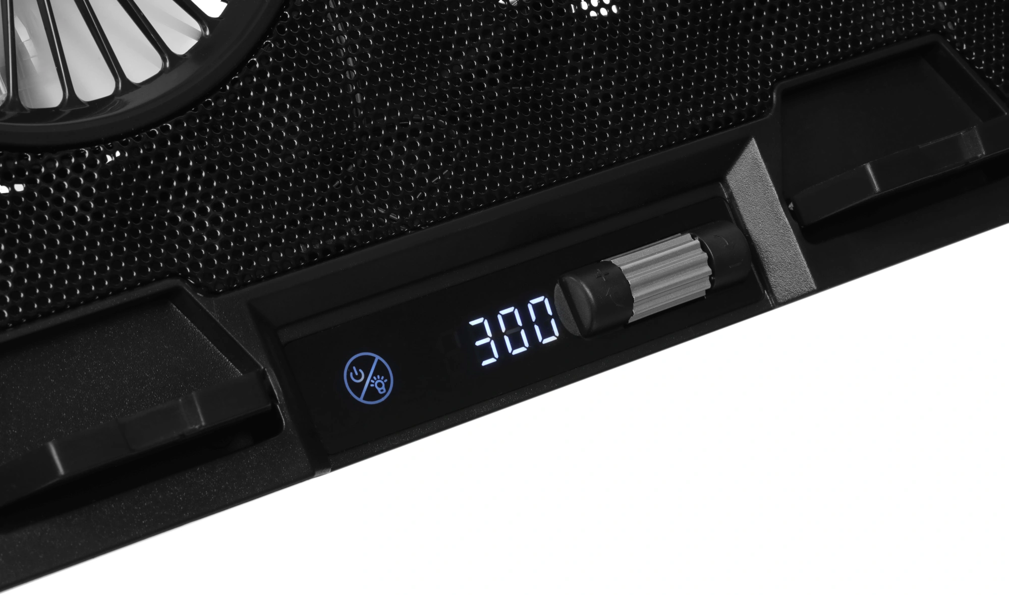 Подставка для ноутбука Digma D-NCP170-2x110 18" 400x288x45мм 52дБ 2xUSB 2x 110ммFAN 1100г Fan-control металл/пластик черный — миниатюра 11