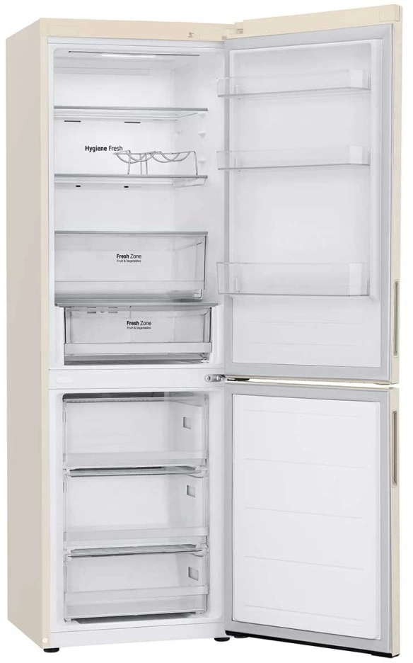 Холодильник LG GC-B459AEMW 2-хкамерн. бежевый инвертер — миниатюра 13